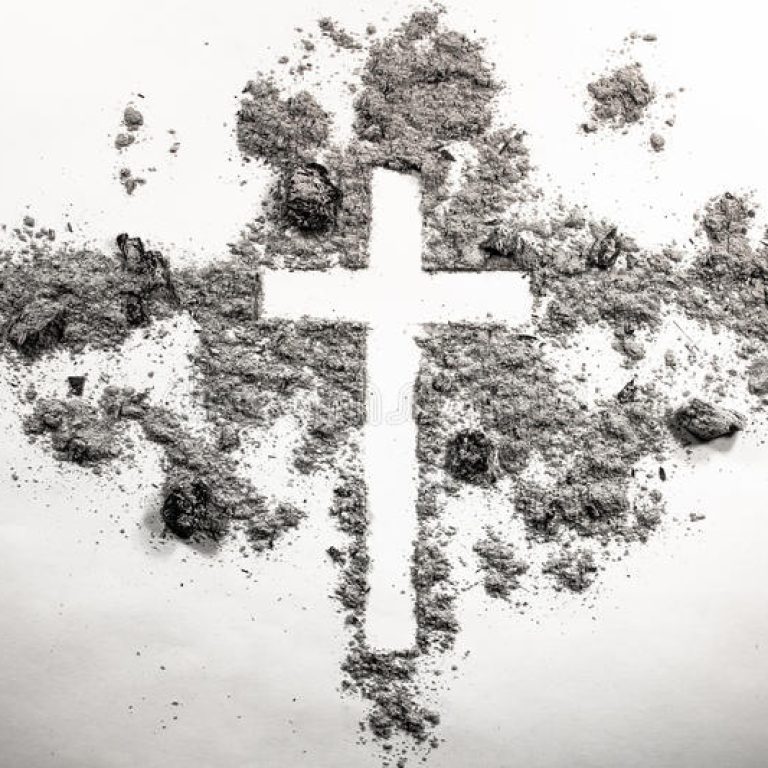 Ash Wednesday cross